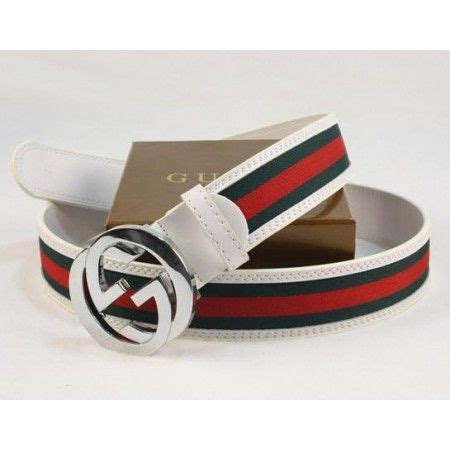 gucci belt men white|genuine leather gucci belt men.